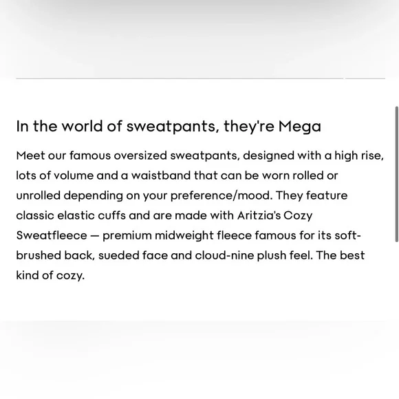 2pc Aritzia Cozy Sweatfleece Olive Green Mega Raglan Hoodie and Mega Jogger Set - Picture 7 of 15